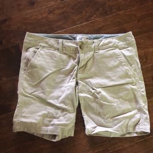 American Eagle khaki stretch Shorts
